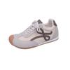 In the autumn of 2025, the new inner height-increasing German training shoes women's color matching lace-up Forrest Gump shoes flat-bottomed versatil