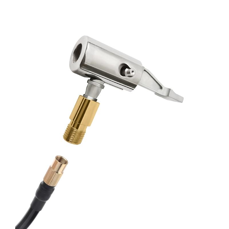 Портативный надувной насос для автомобильных шин, воздушный патрон, компрессор, шинный насос, шинный патрон с зазубриной, разъем для ремонта шланга