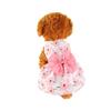 Floral Printed Puppy Princess Skirt XS-XXL Pet Skirt Cat Costume Cat Dog Dress  Poodle