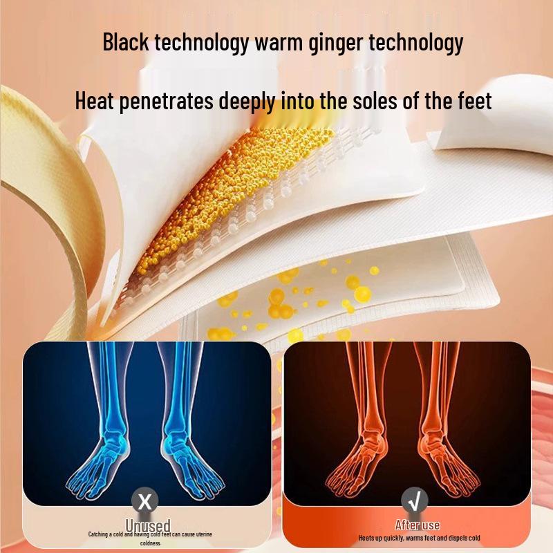 Самонагревающиеся стельки с экстрактом полыни — теплые пластыри для ног для женщин, мужчин и младенцев — 12-часовой обогрев для замерзших ног зимой.
