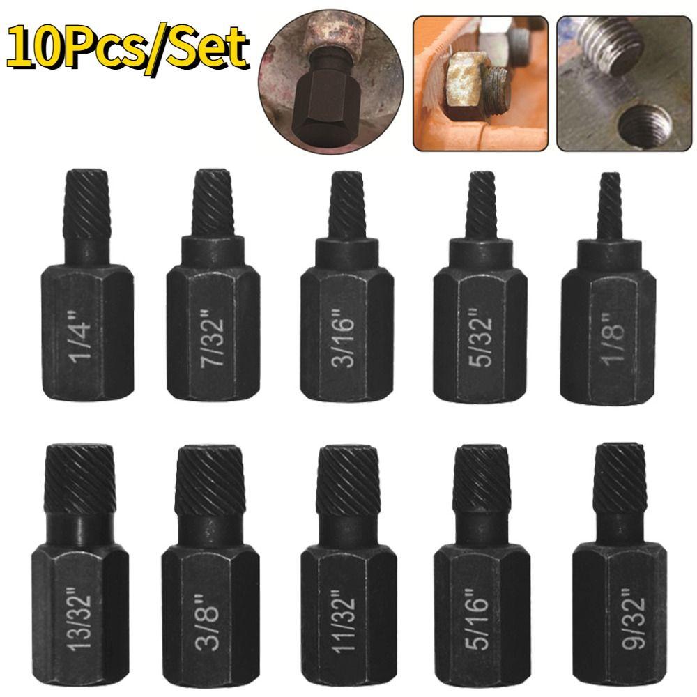 10 шт. разборные винты для извлечения болтов, набор для снятия болтов, набор для извлечения винтов, инструменты для удаления