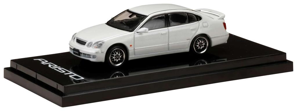 HJ64 Toyota Aristo V300 VERTEX EDITION Ранний тип Кастомная версия Белый перламутровый кристалл Шин Готовый продукт 1/64