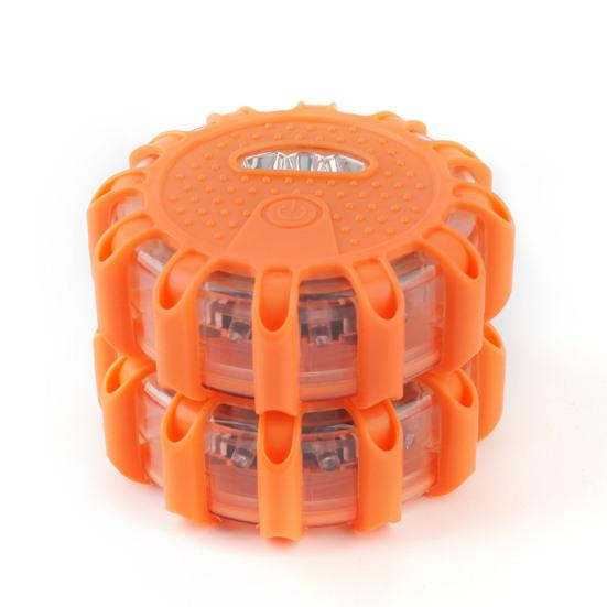 2/3Pcs LED Road Flares Emergency Light Kit Waterproof Compact Portable Roadside Safety Flashing Warning Flares Lights