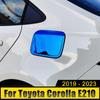 Для Toyota Corolla E210 2022 2023 Автомобильная крышка топливного бака из нержавеющей стали, масляная крышка, декоративная наклейка на отделку