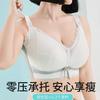 Large Breasts Breastfeeding Underwear Women's Anti-sagging Gathering Postpartum Breastfeeding Special Summer Thin and Small Large Size Bra