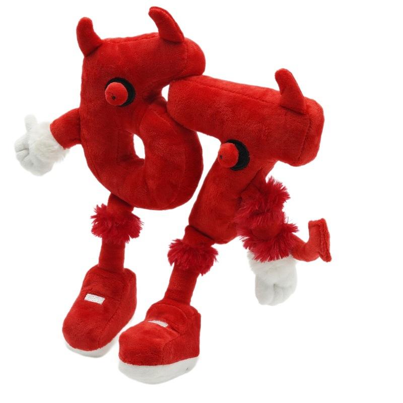 Steal a Brainrot Jandel Plush Toy Doll, Cute Creative Stress Relief Stuffed Animal, Soft Cozy Pillow, Gift Collectible