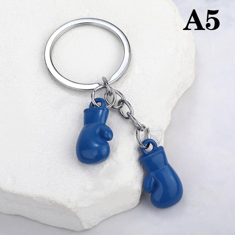 Уникальные боксерские перчатки брелок имитация фитнес-оборудования кулон персонализированный брелок для мужчин женщин пара автомобильные ключи кулон