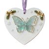 Friendship Butterfly Christmas Ornament Friends Are Angels Hanging Pendant Friendship Keepsake Christmas Tree Decoration Gift for Women Friends