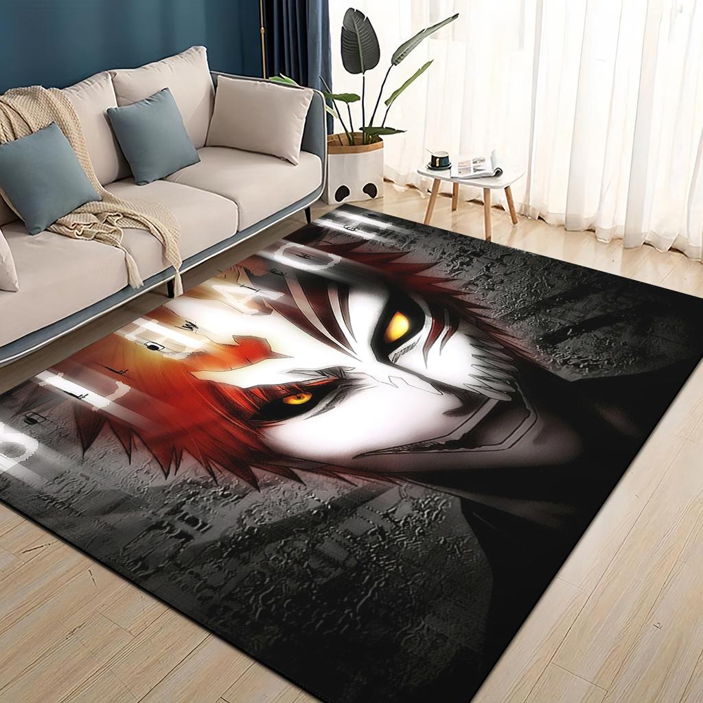 3D Мультяшный Bleach Куросаки Ичиго Аниме Ковер Коврик для Гостиной Спальни Дома Декорация Дивана, Детский Игровой Нескользящий Напольный Коврик