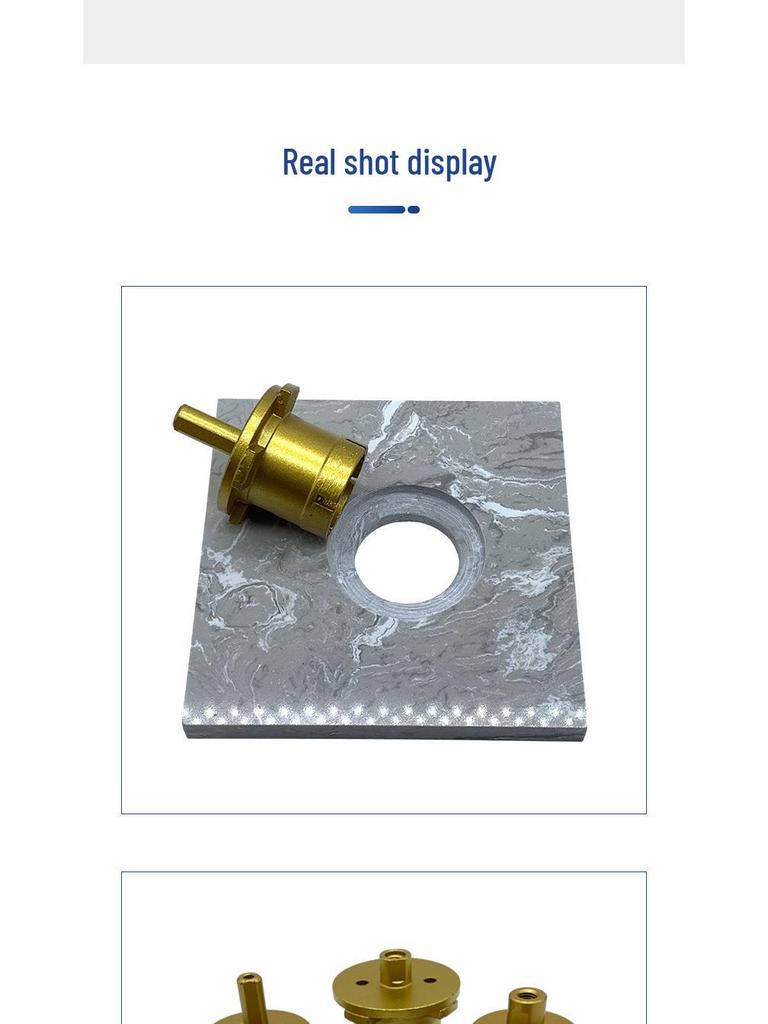 Sintered Diamond Chamfering Hole Saw Drill Bit for Quartz Stone and Sink Enlargement