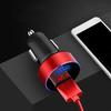 Портативный двойной USB светодиодный цифровой дисплей с быстрой зарядкой 5 В 3.1 А адаптер автомобильного зарядного устройства