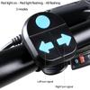 Wirelesses Remotes Control Bike Taillight USB Rechargeables Bicycles Indicators Rear Light Bicycles Turn Signal Light