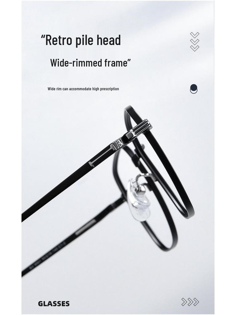 Bestfen BW9901B Ретро Полигональная Титановая Оправа для Очков
