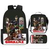 Британская виртуальная группа Gorillaz Детский мультяшный рюкзак - Двойное использование: на плечо/через плечо