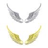 2 шт. Премиальные металлические наклейки на кузов автомобиля в виде крыльев ангела, устойчивые к царапинам, декоративная защита для экстерьера автомобиля, кастомизация