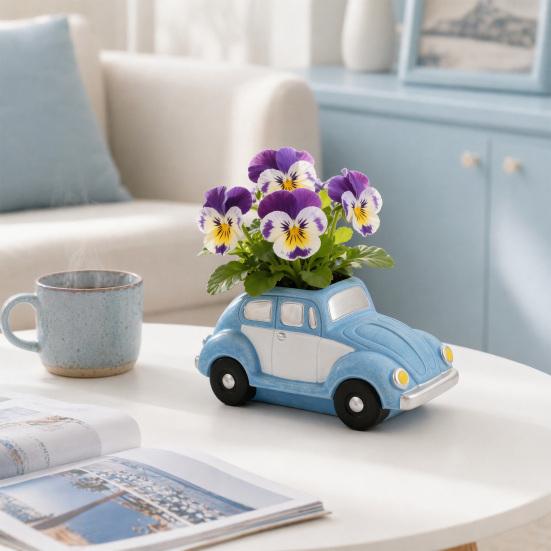Retro Beetle Car Succulents Capacity Auto Planter Large Shaped