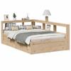 VidaXL Bunk Bed Without Mattress 140x190 Cm Solid Pine Wood, Bed, Bedroom Furniture, Solid Wood Bed, Double Bed, 3324472