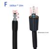 Customizable Length High Pressure Washer Hose Car Wash Water Cleaning Hose Extension Hose Cord Pipe for Karcher K2- K5 Car Washe