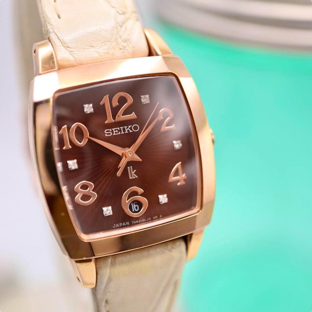 [USED] SEIKO Lucia Date 6P Diamond Women's Watch 1149