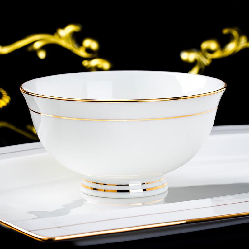 Антиожоговая рисовая миска из костяного фарфора Jingdezhen