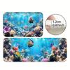 1Pcs Deep Sea Marine LifePattern Floor Mat Modern Kitchen Polyester Rug Non-Slip Colorful Indoor Carpet, For Home Bathroom Bedroom Living Room Decor