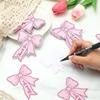 50 шт. Бант Сделай сам Рукописная Семейная Вечеринка Подарочная Открытка Детская День Рождения Подарочная Открытка Ресторан Бизнес Мини Благодарственная Открытка