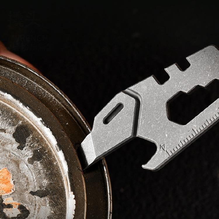 Multifunction Waist Hanging Keychain Buckle Key Hook Clip Multitool Alloy Keychain Key Buckle Bottle Opener Pocket Tool