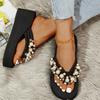 Maogu Platform Wedges Slippers White Crystal Shoe 2024 Новые женские шлепанцы Пляжная обувь Женские летние босоножки на танкетке с платформой 42