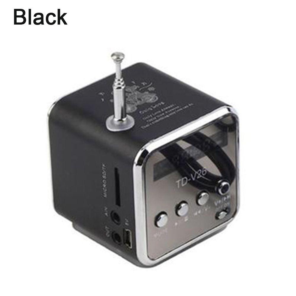 Сабвуфер LINE IN Мини FM-радио Bluetooth-динамик MP3-плеер Ретро-динамик Автомобильное радио