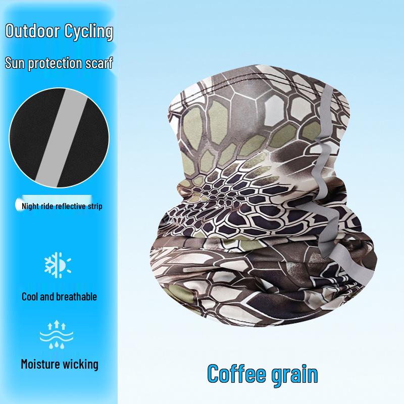 Быстросохнущий многофункциональный шарф для защиты от солнца для велоспорта и спорта