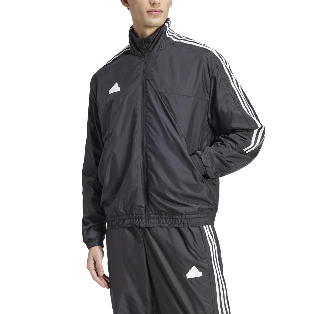Adidas Men's Tiro Woven Jersey Jacket, JUE06, Black (IX1349), Size S
