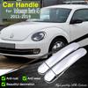 For Volkswagen Beetle A5 VW Coccinelle Maggiolino Fusca 2011~ Chrome Door Handle Cover Accessories Stickers Trim