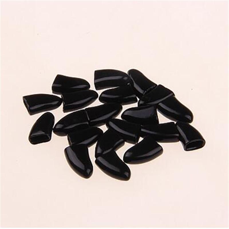 20 шт./лот, защита пола для пальцев домашних собак, колпачки для когтей, мягкие колпачки для лап + клейкие принадлежности для домашних животных