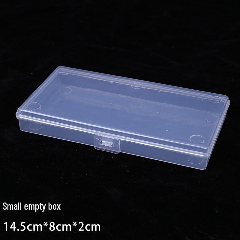 Пластиковая шкатулка для хранения украшений со съемной крышкой для сережек, браслетов и ожерелий