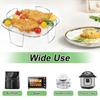 Stainless Steel Mesh Air Fryer Baking Rack Rust-proof Air Fry Basket Steaming Cooling Grid  Kitchen