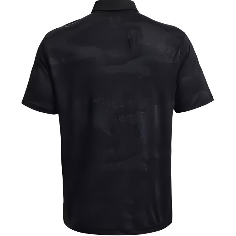 Under Armour Playoff 2.0 Polo Shirts Men's Black Polo Collar Moderate Straight Fit 1373694-002