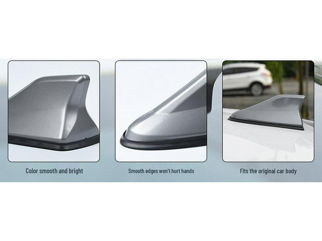 Second Gen Shark Fin Roof Antenna: FM/AM Signal, Punch-Free Installation