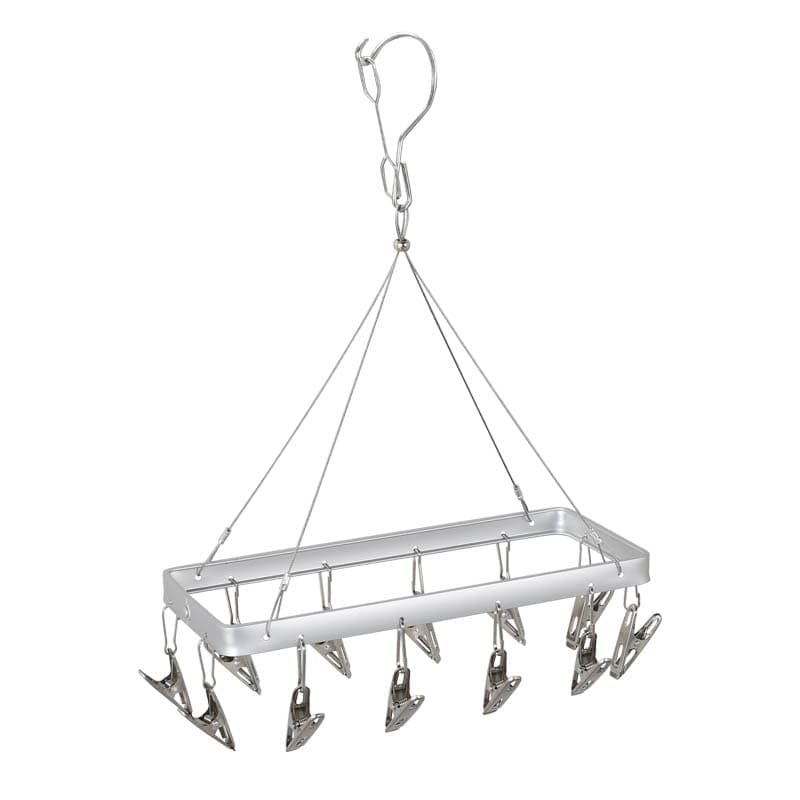 Dulton Pinch Hanger S 12 Clips Pinch Hanger That Blends Into Your Everyday Life Aluminum 17 X 268 X 119mm RN-0429S/12