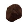 Solid Corduroy Color Beret Cap With Sun Protection Warmth For Adult Gift Fashion