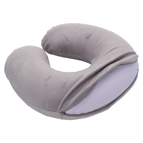 U-shaped Neck Cushion Inflatable Memory Foam Fatigue Relief Flight Headrest Sleep U-shaped Cushion Plane Accessories