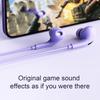Wired Earphones with Mic Enhanced Sound Quality Noise Reduction 360-degree Surround Sound Long-lasting Comfortable Headphones