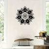 Винтажное металлическое настенное искусство Цветок лотоса Чакры Медитация Кованое железо Декор Йога Духовный В помещении На улице Подарок