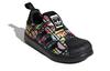 Adidas Originals SUPERSTAR 360 Comfortable Abrasion Resistant Low top Skateboard Shoes Black Yellow Kids' EE8386