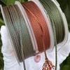 Плетеная веревка Millet Whisker 1,5 мм с узором «Дракон» - Нить смешанного цвета для браслетов и ожерелий DIY