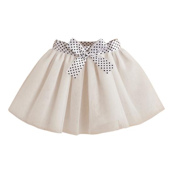 Pet Dress Super Soft Bow-knot Design Bright Color Easy-wearing Machine Washable Decorative Polyester