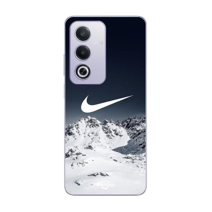 Coque - Maniacase - Oppo A80 - Souple - Noir - Nike logo mountain fly