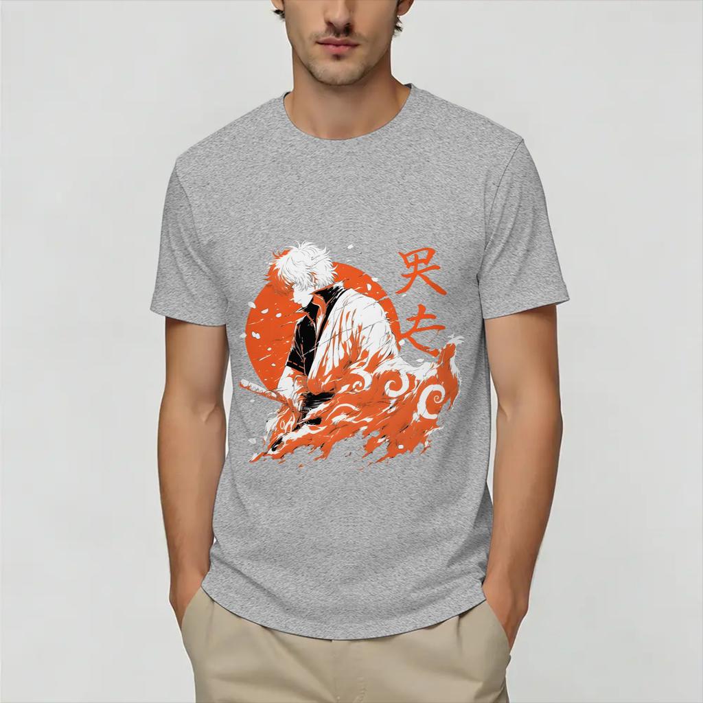 Oversized T Shirt Summer GGintamas Novelty T Shirts Cotton Tshirt for Unisexs Y2K Retro Hot Sale Short Sleeve Top Tees