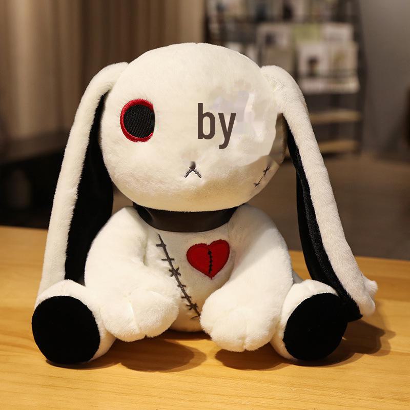 Креативная плюшевая игрушка Dark Rabbit - забавная кукла-реборн, вдохновленная мультфильмами
