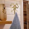 Alipis Bow Hooks for Wall Bow-Knot Hook Brass Coat Hanger Gold Wall Hooks Nordic Retro Clothes Hook Key Holder for Scarf, Bag, Towel, Hat