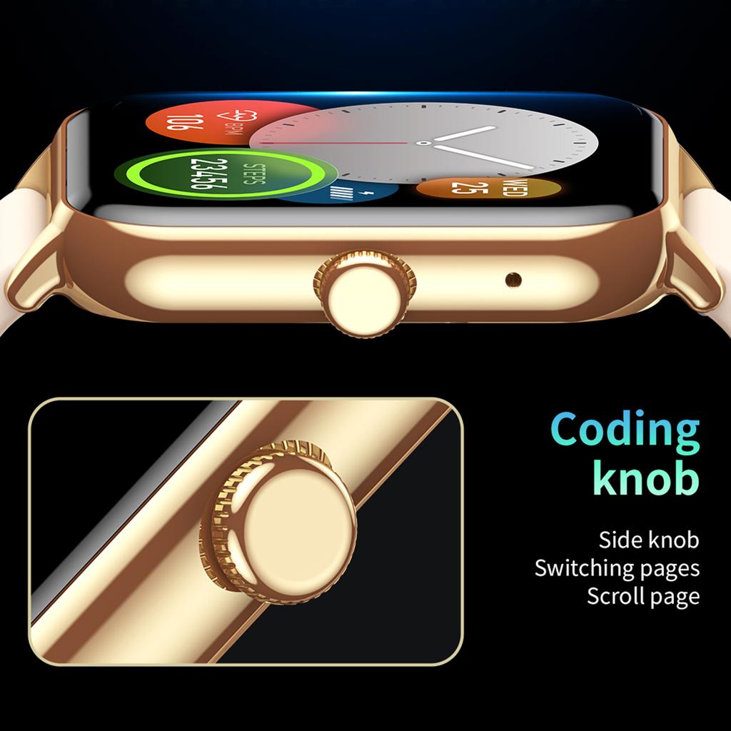 CY13 1,9-дюймовый HD-экран Смарт-часы с функцией звонков по Bluetooth, мониторингом сердечного ритма и здоровья, спортивные часы